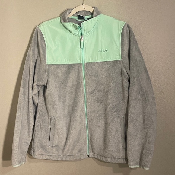 FILA SPORT Women’s Casual Zip Fleece Jumper Sweater - L ❄️✨ - Picture 1 of 4